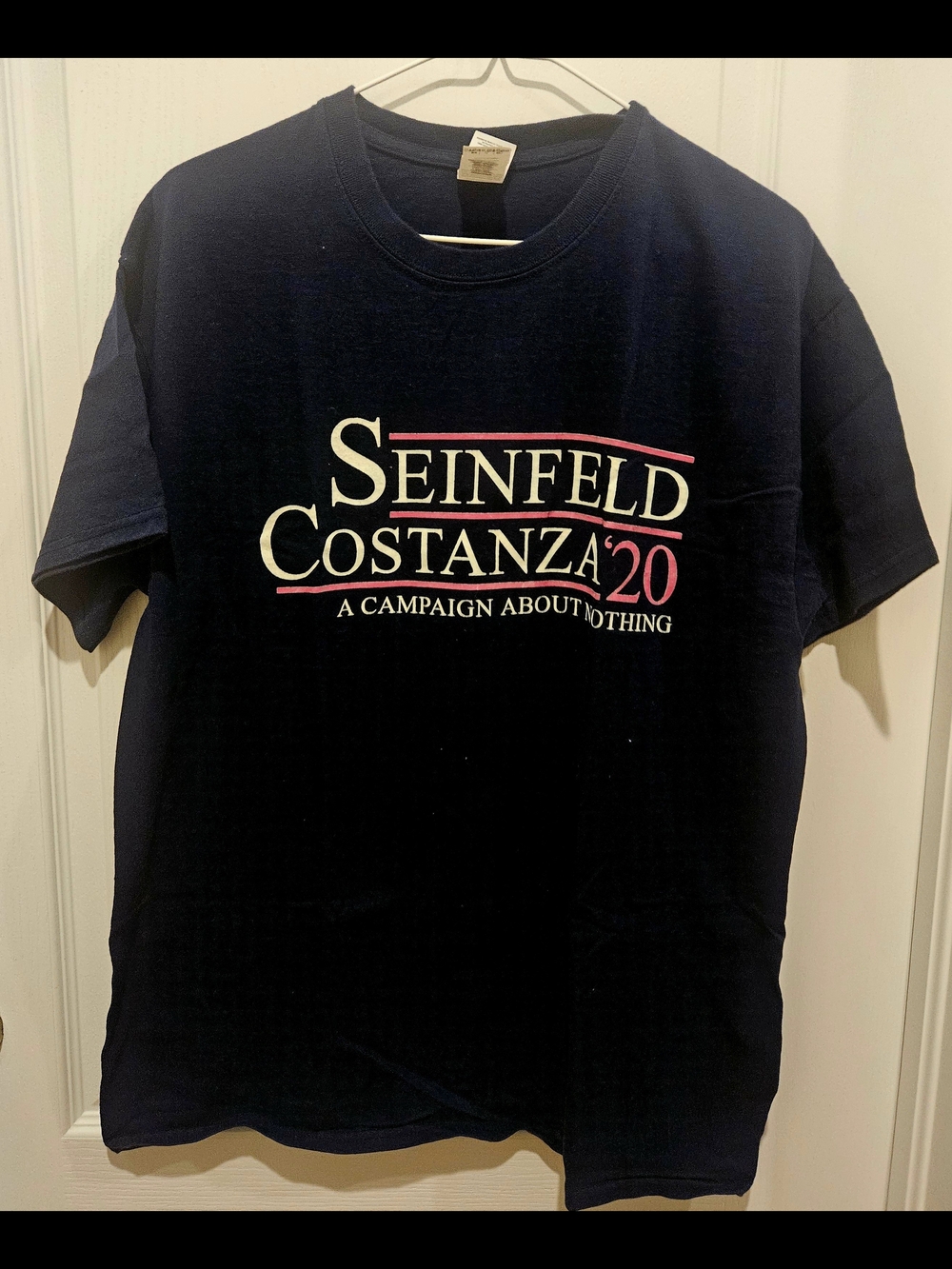 Hanes Navy Seinfeld Costanza '20 Campaign Graphic Tee